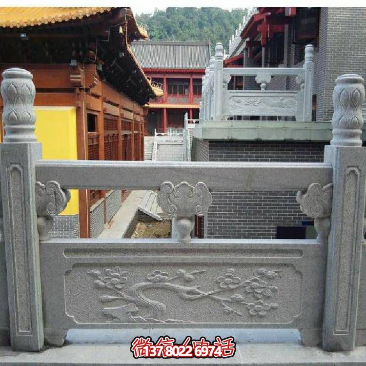景點古建筑基建扶手花崗巖花紋防護(hù)欄板