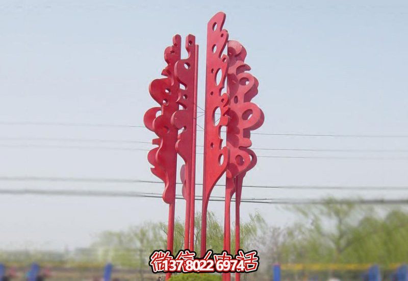 園林公園抽象不銹鋼樹雕塑 園林公園抽象不銹鋼樹雕塑