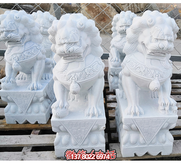 天安門獅子，漢白玉中式傳統(tǒng)北方石獅子