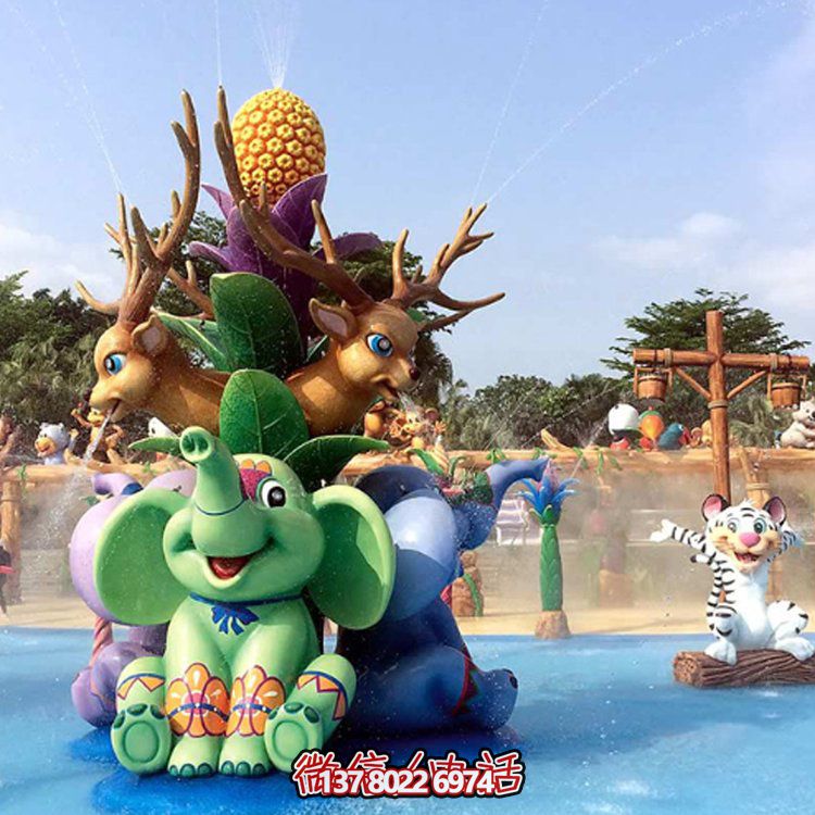 玻璃鋼卡通創(chuàng)意動物擺件