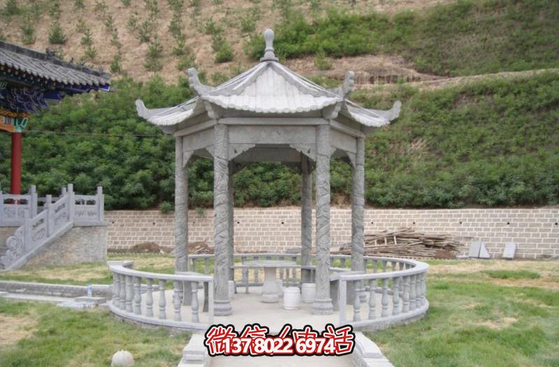 漢白玉園林戶(hù)外景觀仿古涼亭