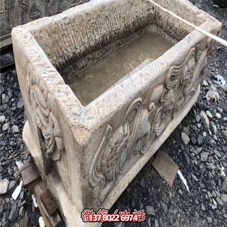 老石槽，漢白玉仿古石槽