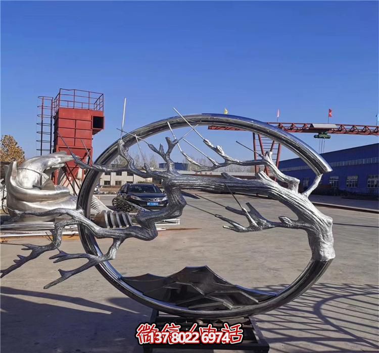 園林觀光鏡面不銹鋼樹枝雕塑 園林觀光鏡面不銹鋼樹枝雕塑