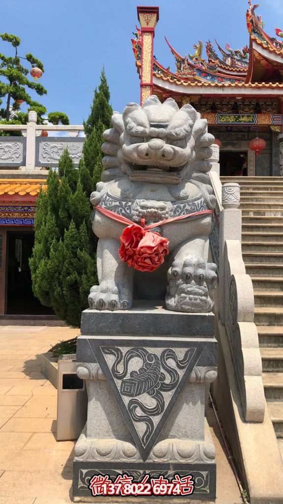 石獅子—在曲陽(yáng)縣的雕刻歷史中有著悠久的歷史