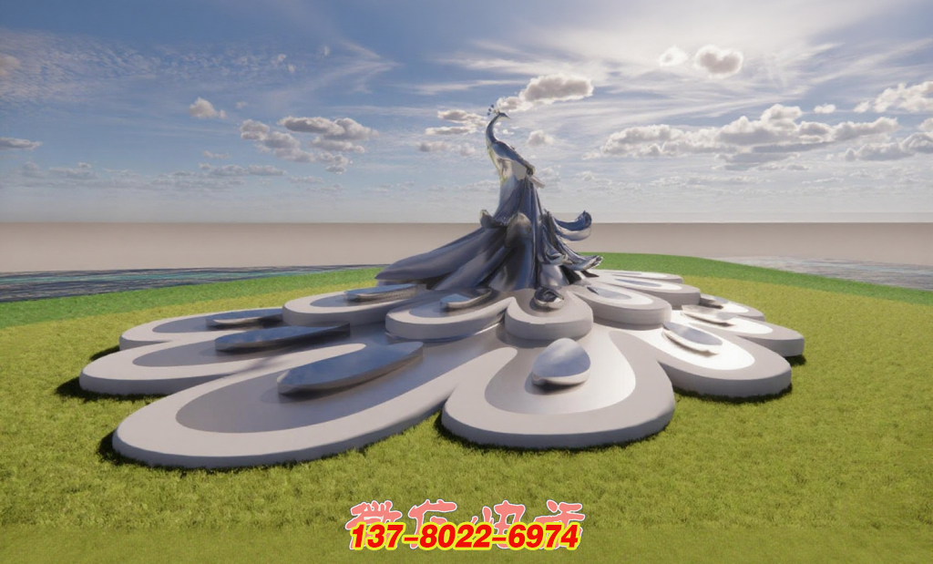 銀羽蹁躚 —— 不銹鋼大型景觀雕塑的自然詩意呈現(xiàn)