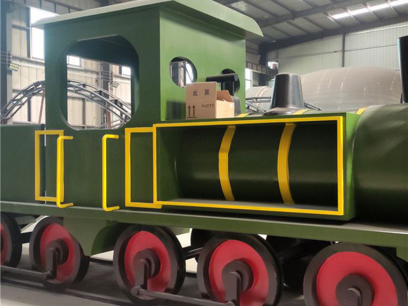 小區(qū)不銹鋼火車(chē)滑梯