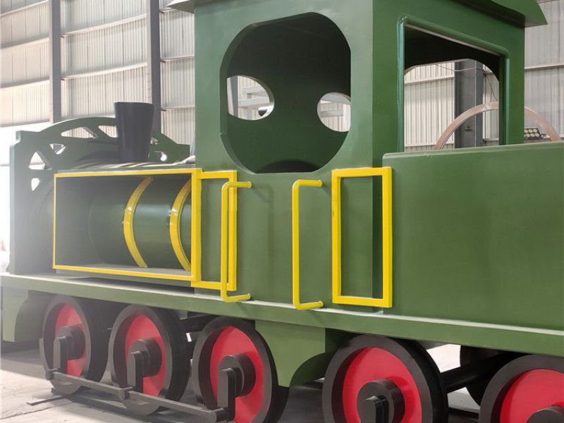 兒童樂(lè)園不銹鋼火車(chē)